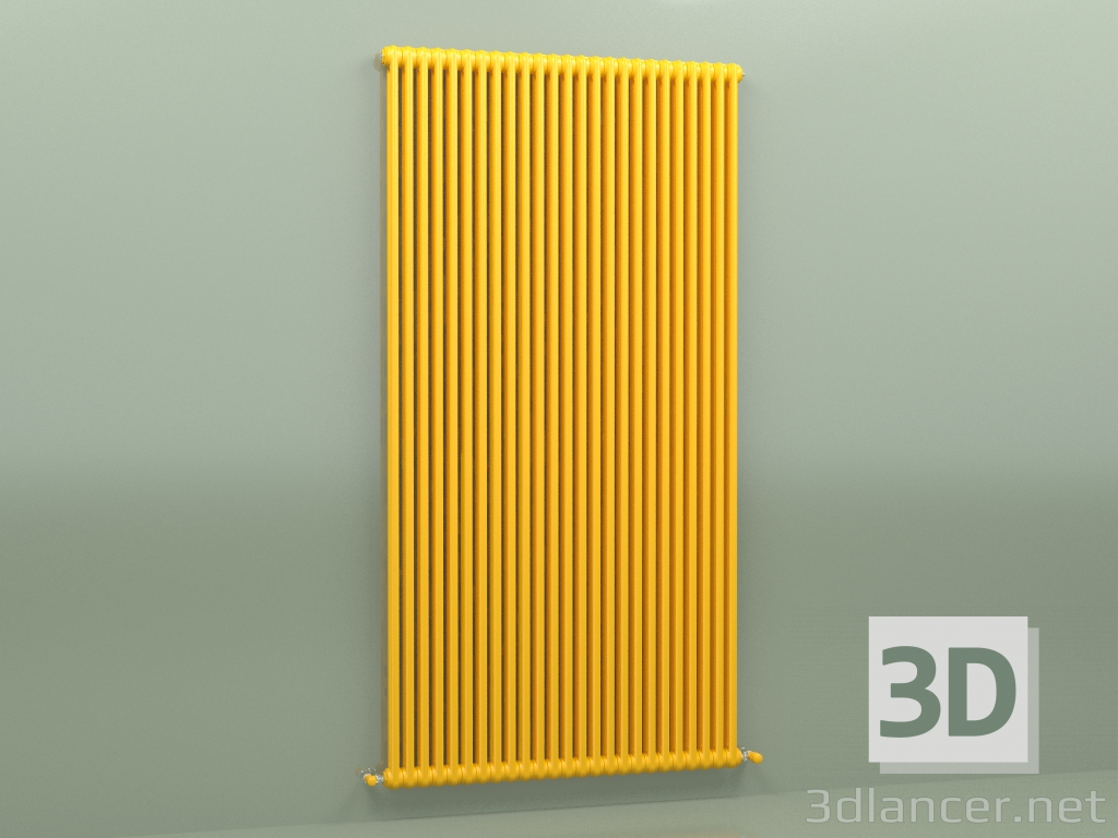 modèle 3D Radiateur TESI 2 (H 2200 25EL, jaune melon - RAL 1028) - preview