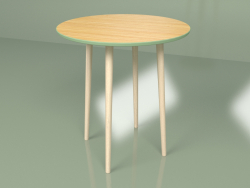 Round table Sputnik 70 cm veneer (key)