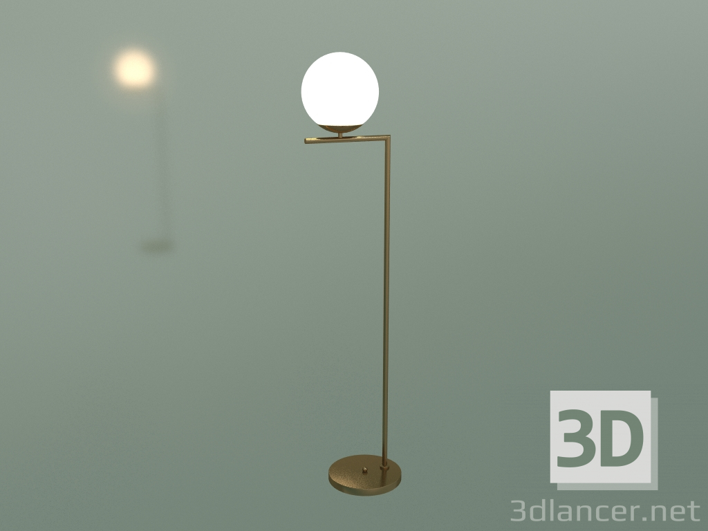 3d model Floor lamp Frost 01083-1 (brass) - preview