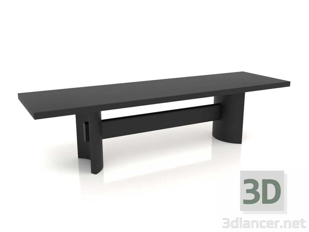 Modelo 3d Banco VK (1400x400x350, madeira preta) - preview