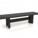 3d model Bench VK (1400x400x350, wood black) - preview