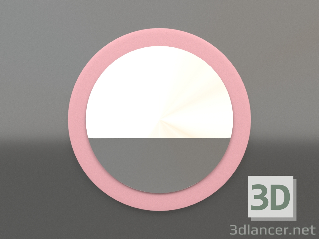 3d модель Зеркало ZL 25 (D=495, pale pink) – превью