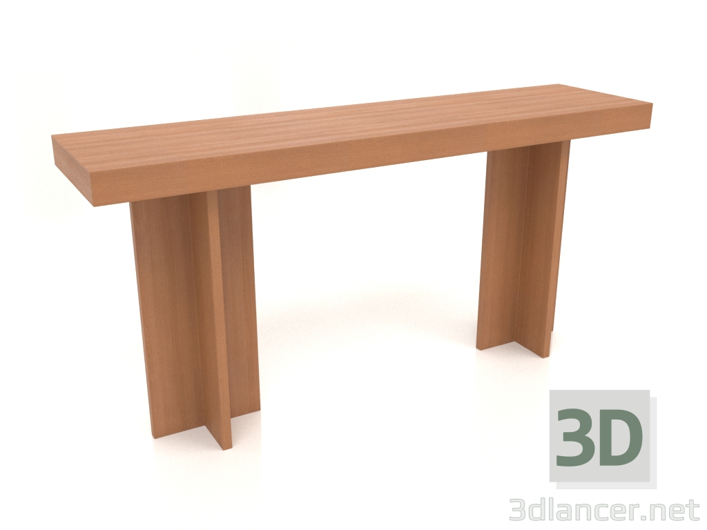 3d модель Стіл консольний KT 14 (1600х400х775, wood red) – превью