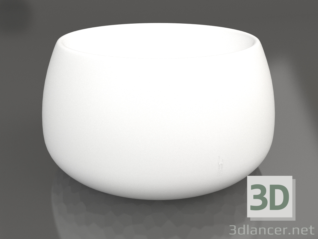 modello 3D Vaso per piante 3 (Bianco) - anteprima