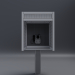 3d Telephone booth 2 model buy - render