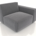 3d model Premium modular sofa Como (right element) - preview
