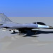 F-16 3D modelo Compro - render