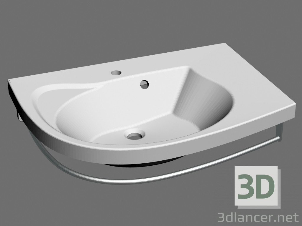 3D modeli Rosa Comfort R lavabo - önizleme