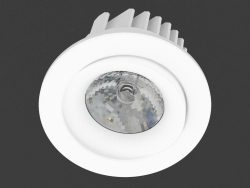 Apparecchio da incasso a LED (DL18465_01WW-White R Dim)