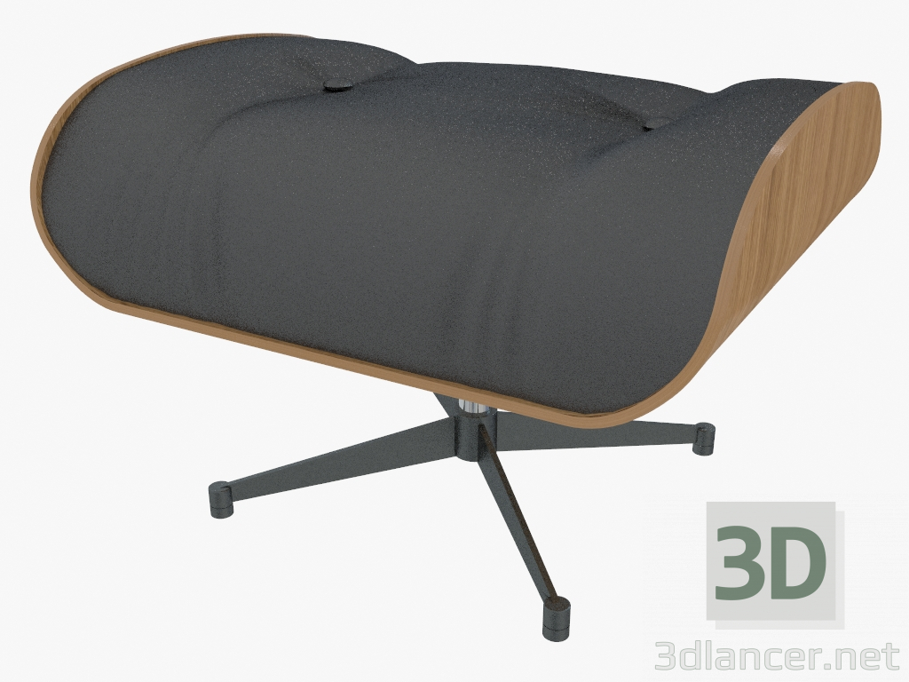 modello 3D Ottoman Eames Lounge - anteprima