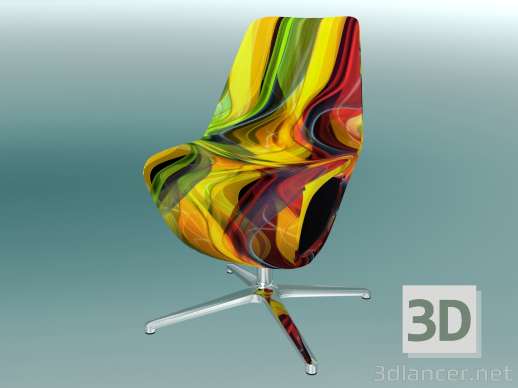 3d model Swivel chair (10F) - preview