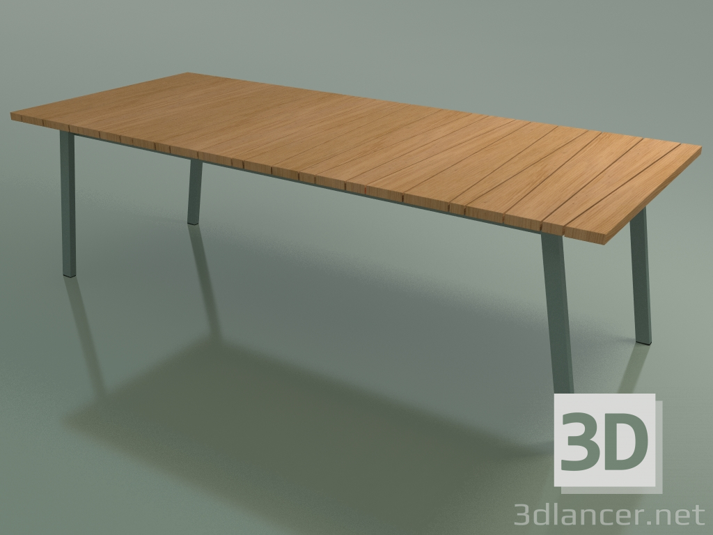 Modelo 3d Mesa de jantar para área externa com bancada em teca InOut (133, ALLU-SA) - preview