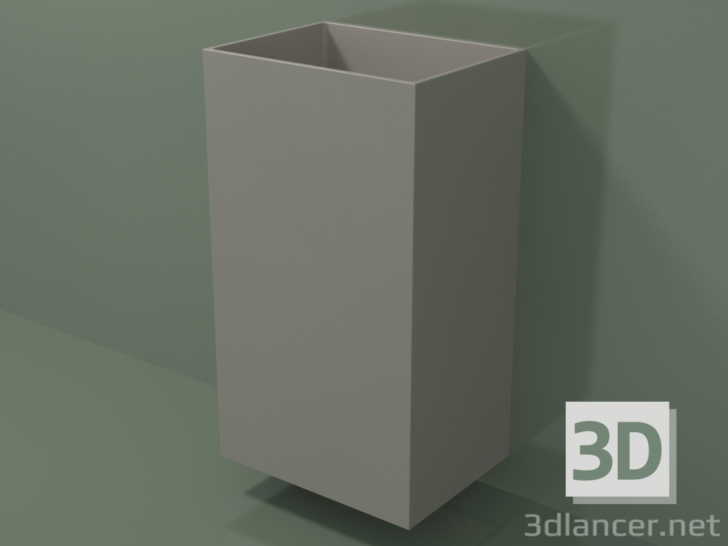 3d model Lavabo de pared (03UN26102, Clay C37, L 48, P 36, H 85 cm) - vista previa