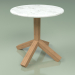 modèle 3D Table d'appoint 045 (Marbre de Carrare) - preview