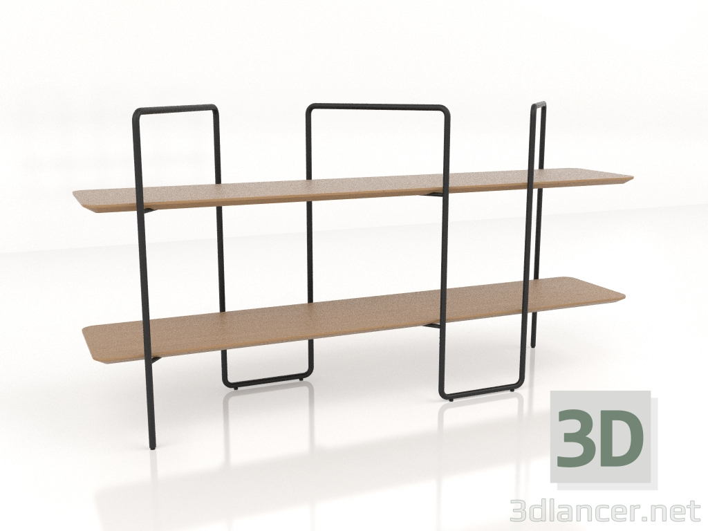 3d model Bastidor modular 04 (3x2) - vista previa