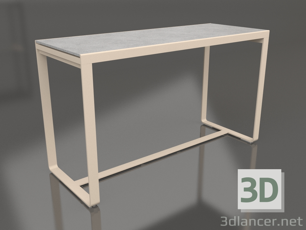 3D modeli Bar masası 180 (DEKTON Kreta, Kum) - önizleme