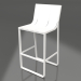 Modelo 3d Banqueta com encosto alto (Branco) - preview