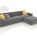 modello 3D Divano componibile Premium Como (angolo) - anteprima