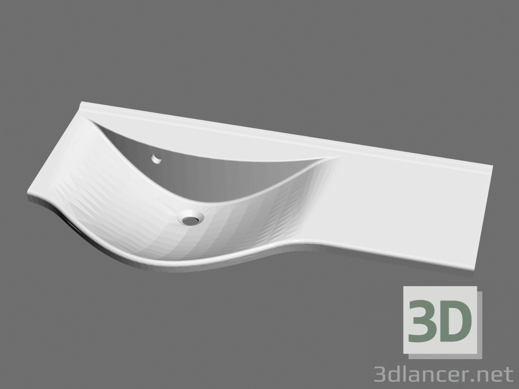 modello 3D Lavabo Unity 900 R - anteprima