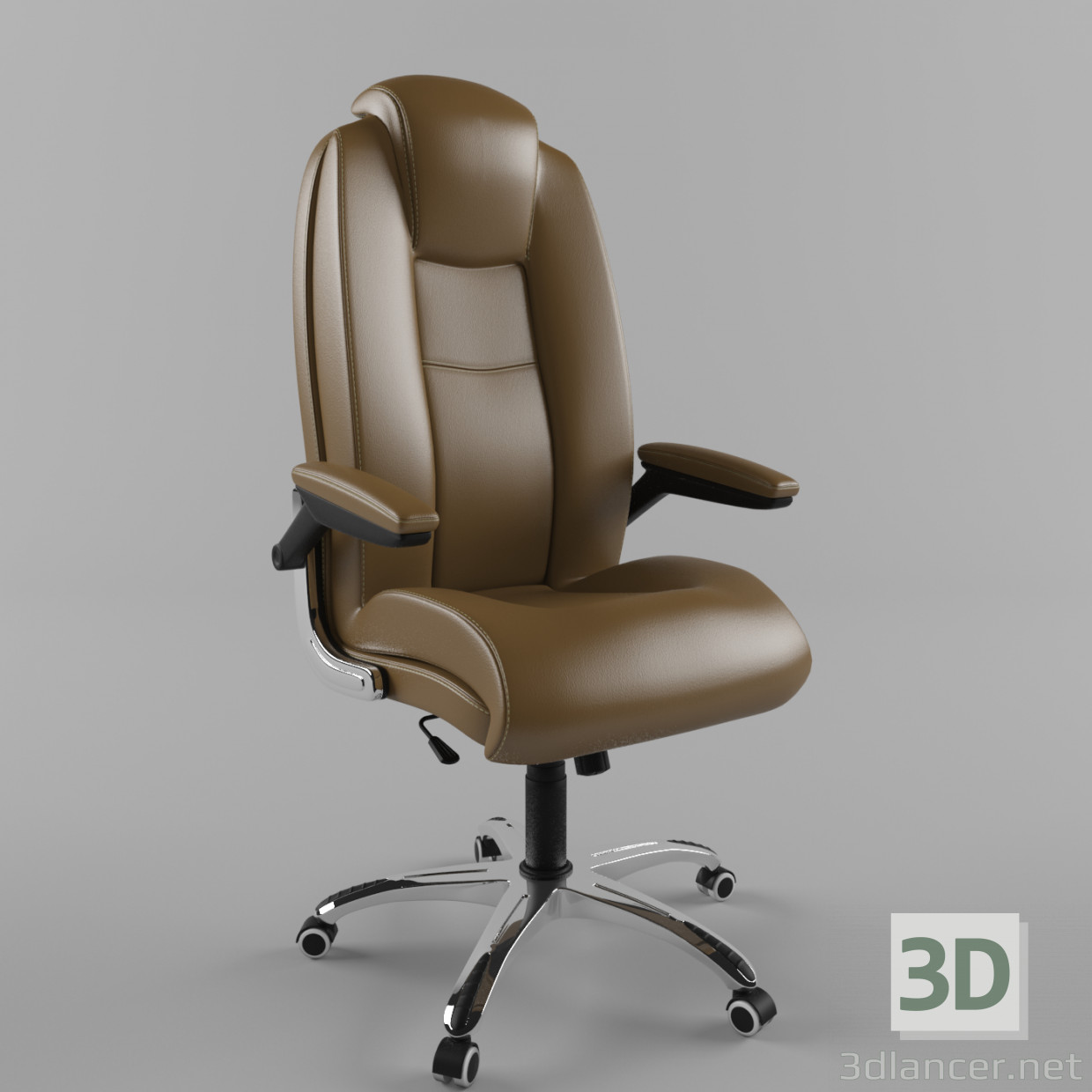 3d Armchair model buy - render