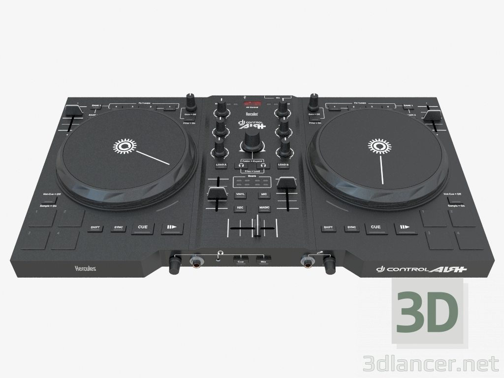 3D modeli DJ uzaktan kumanda - önizleme