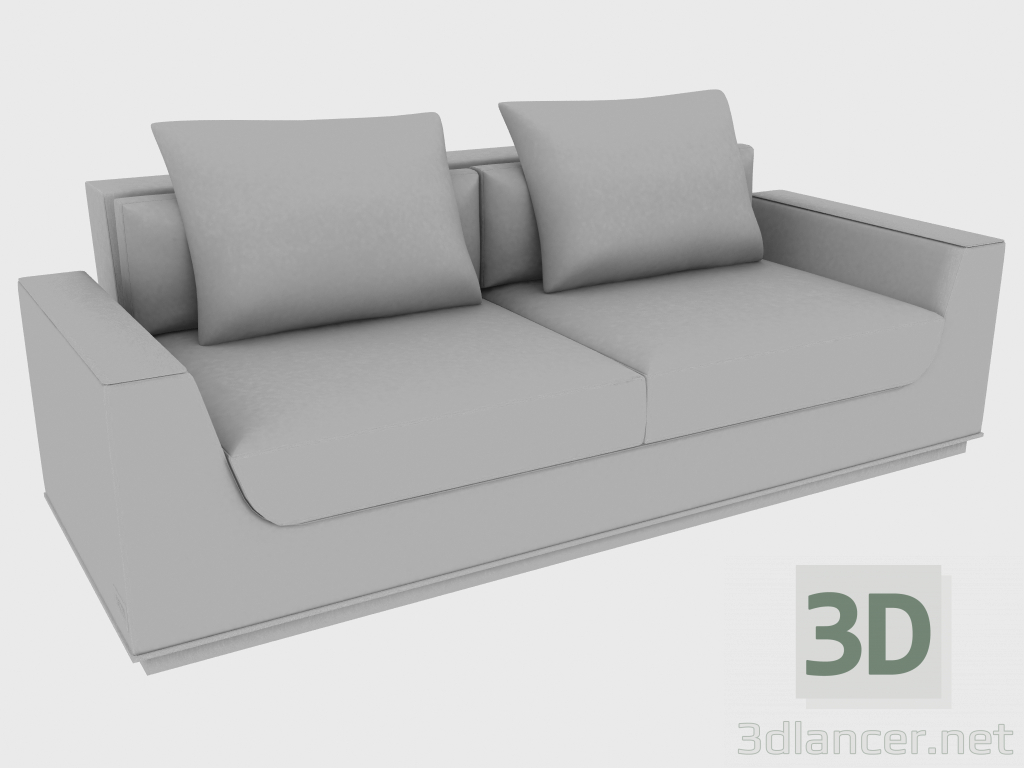 3D Modell Sofa YURA SOFA (218x103xh72) - Vorschau