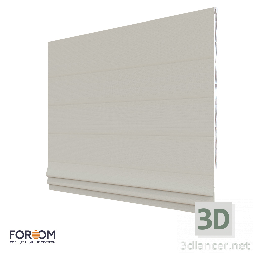 3d model Roman blinds ROMA - preview