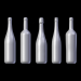 Botellas de vino francés 3D modelo Compro - render