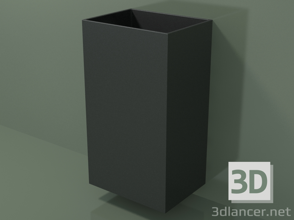 3d model Lavabo de pared (03UN26102, Deep Nocturne C38, L 48, P 36, H 85 cm) - vista previa