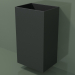 3d model Lavabo de pared (03UN26102, Deep Nocturne C38, L 48, P 36, H 85 cm) - vista previa