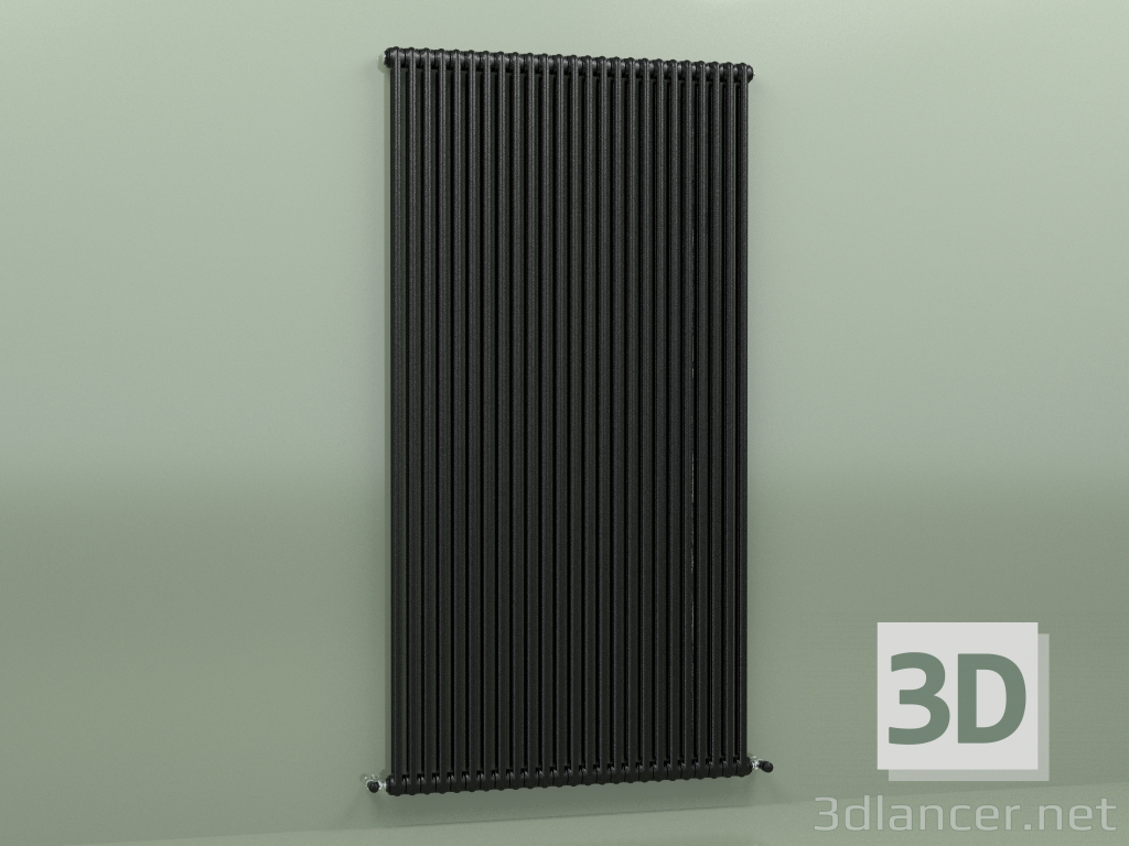 3d model Radiator TESI 2 (H 2200 25EL, Black - RAL 9005) - preview