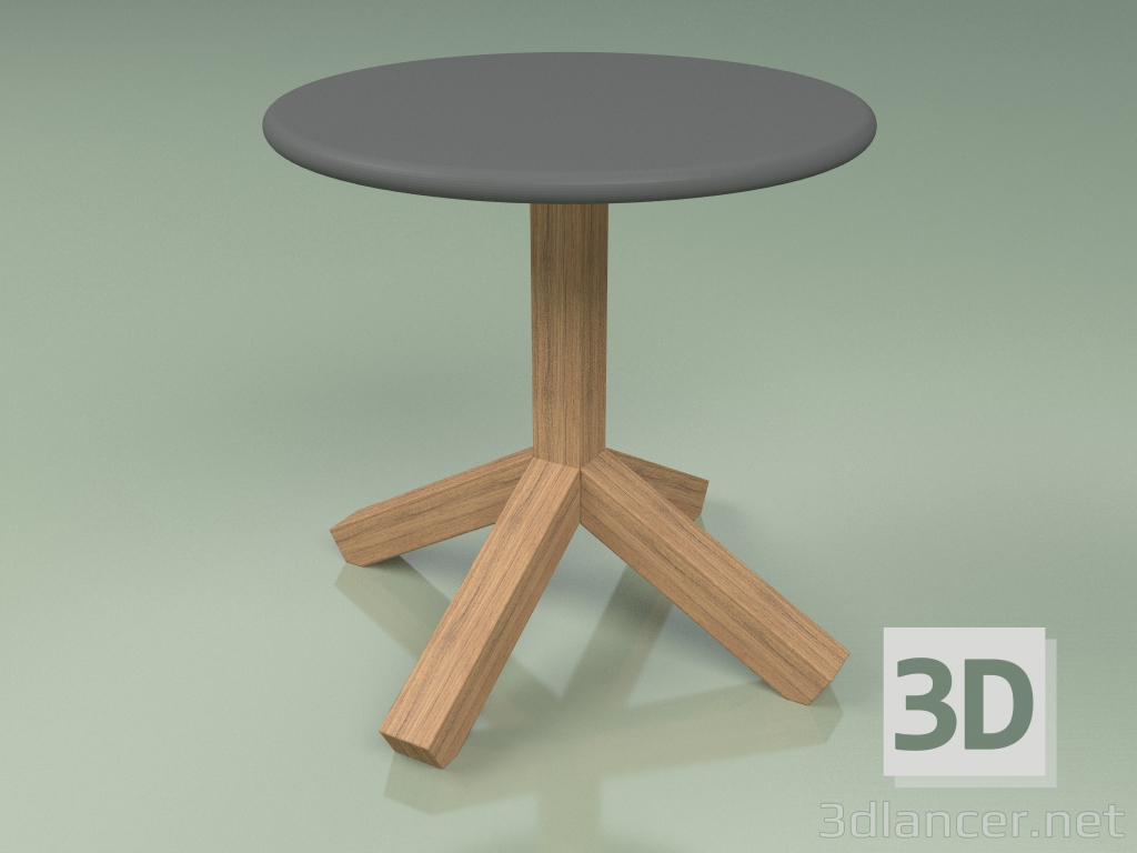 Modelo 3d Mesa lateral 045 (cinza HPL) - preview