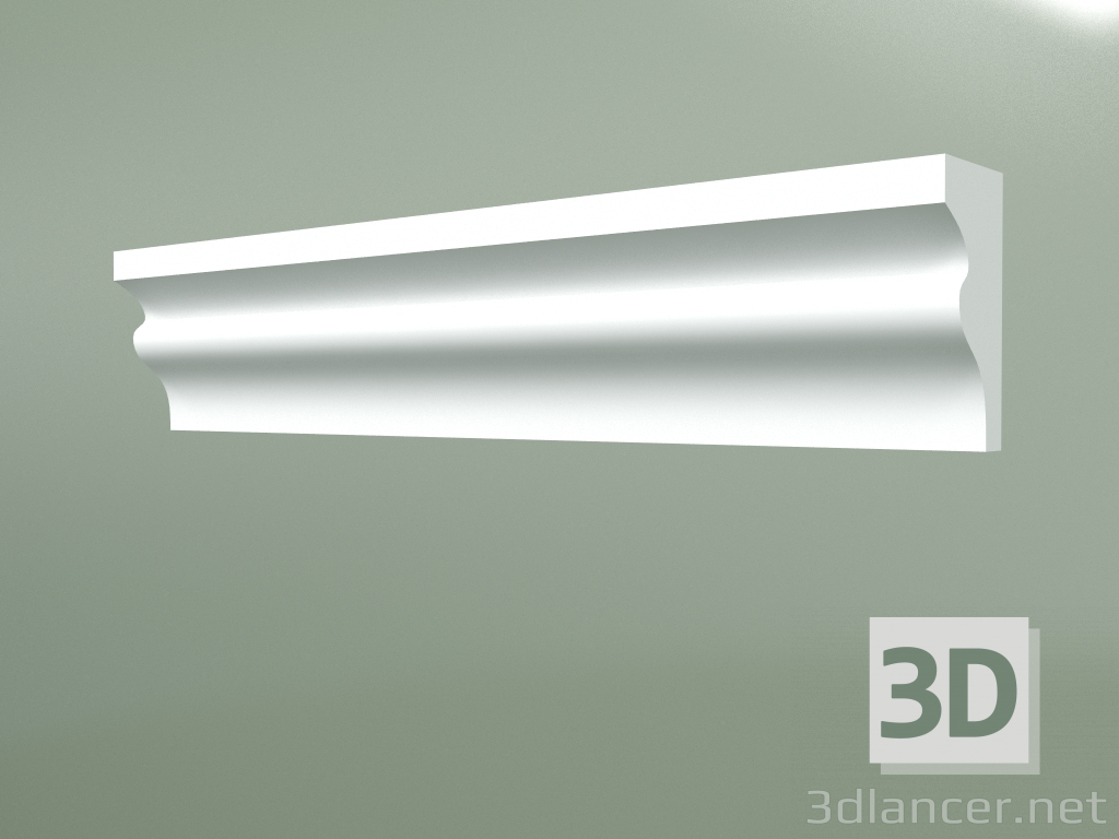 3d model Gypsum molding MT249 - preview