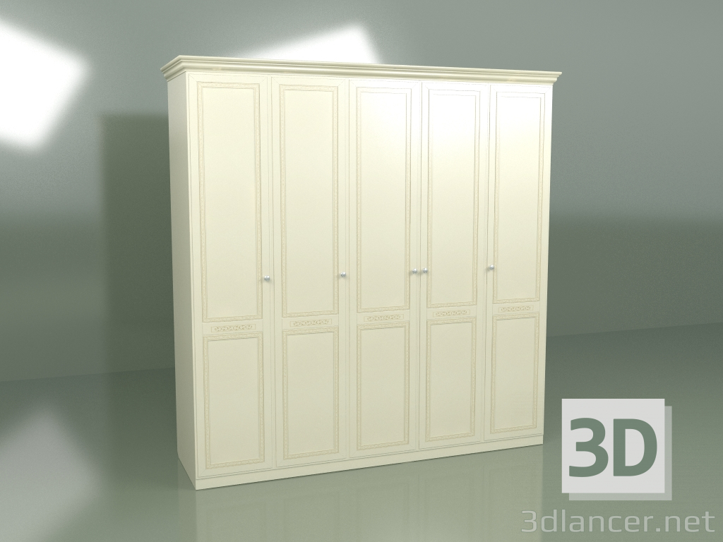 modèle 3D Armoire 5 portes VN 150 - preview