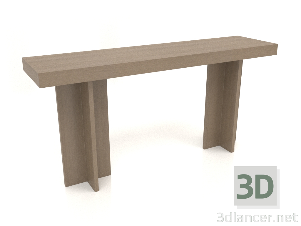 3d model Console table KT 14 (1600x400x775, wood grey) - preview