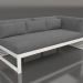 3D Modell Modulares Sofa, Abschnitt 1 rechts (Achatgrau) - Vorschau