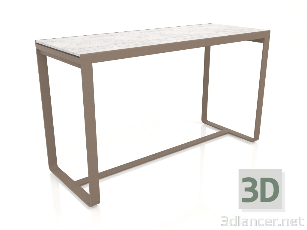 3D Modell Bartisch 180 (DEKTON Kreta, Bronze) - Vorschau