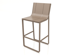 Tabouret à dossier haut (Bronze)