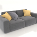 3D Modell Premium-Modulsofa Como (gerade) - Vorschau