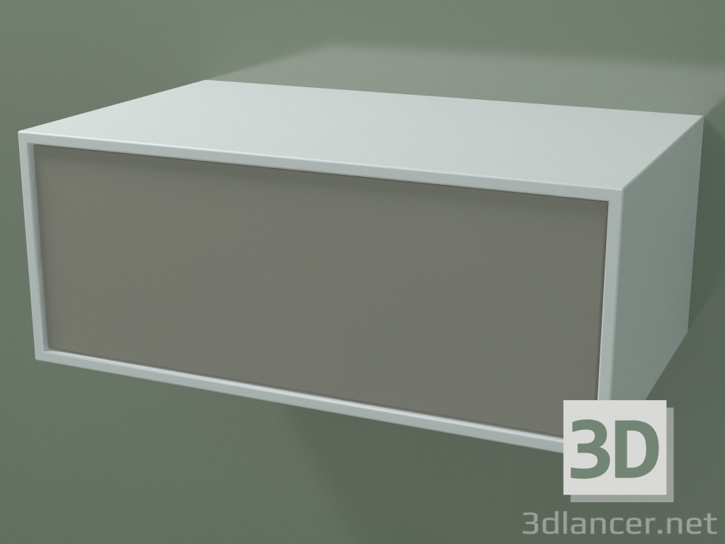 3d model Caja (8AUBAA01, Glacier White C01, HPL P04, L 60, P 36, H 24 cm) - vista previa