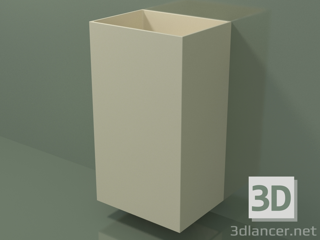 3d model Lavabo de pared (03UN26102, Bone C39, L 48, P 36, H 85 cm) - vista previa