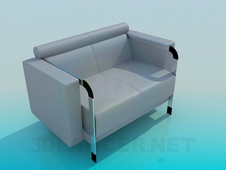 3d model Armchair for official premises - preview