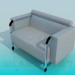 3d model Armchair for official premises - preview