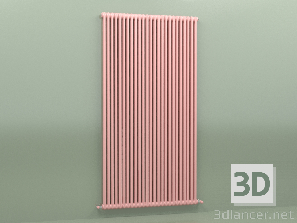 3d model Radiador TESI 2 (H 2200 25EL, Rosa - RAL 3015) - vista previa