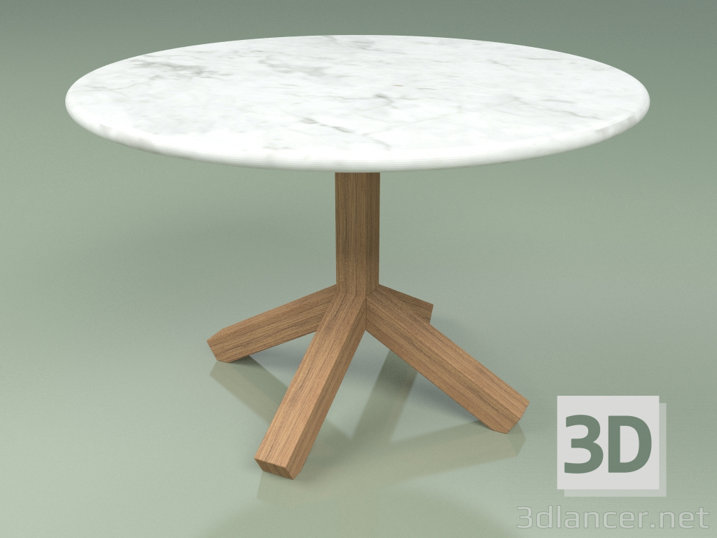 3d model Side table 046 (Carrara Marble) - preview