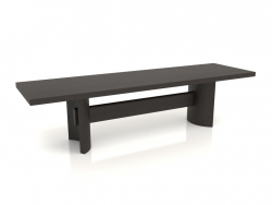 Banc VK (1400x400x350, bois brun)