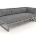 3d model Modular sofa, section 1 right (Quartz gray) - preview