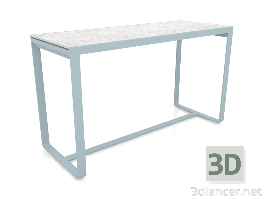 Modelo 3d Mesa de bar 180 (DEKTON Kreta, Azul cinza) - preview