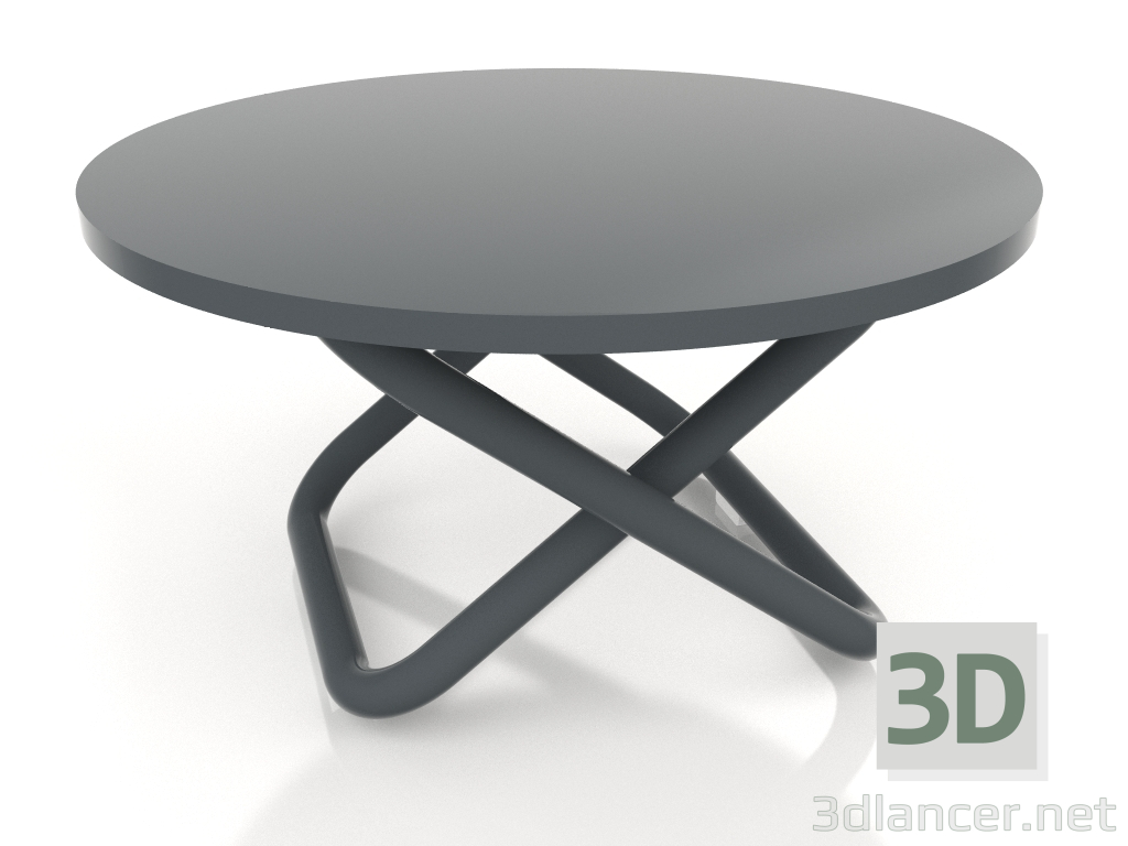 3d model Low table Ø48 (Anthracite) - preview