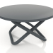 3d model Low table Ø48 (Anthracite) - preview